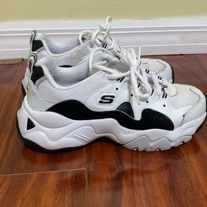 Skechers D lites white